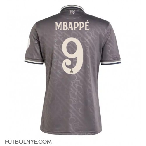 Camiseta Real Madrid Kylian Mbappe #9 Tercera Equipación 2024-25 manga corta